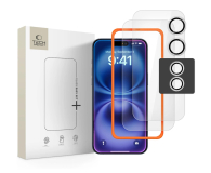 Folia / szkło na smartfon Tech-Protect Easy Set+ 3-Pack do Iphone 17 Clear